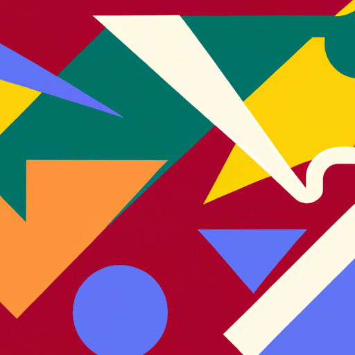 Brightly Colored Geometric Shapes Pointi 512x512 219743