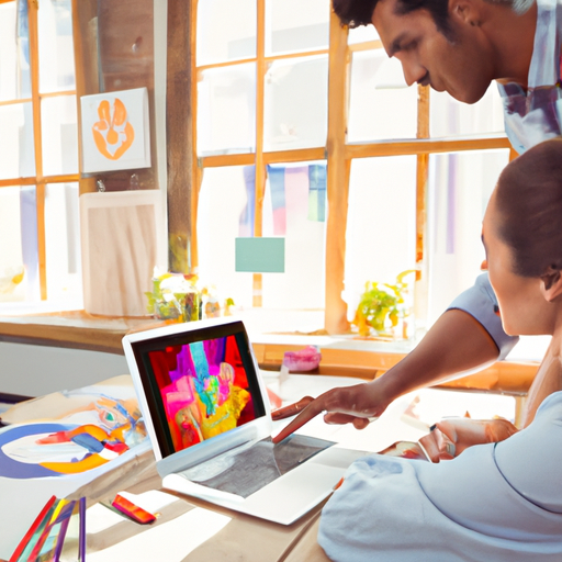 Designers Working On Laptop Together Dig 512x512 5882132