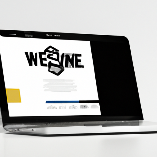 Modern Laptop With Website Design Abstra 512x512 8513704